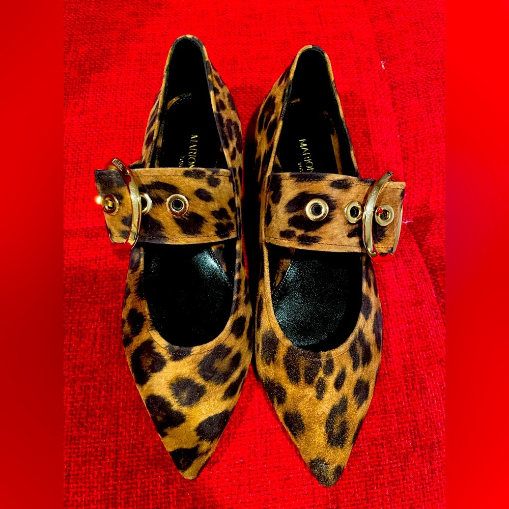 Marion Parke Animal Print Flats.  Size 7.5. Never worn. NWOT